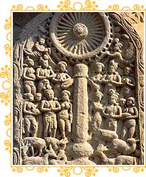 Sculpture of Buddha's Sermon