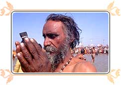 Pilgrim at Kumbh Mela