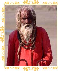 Sadhu at Khumb Mela Religious Festival